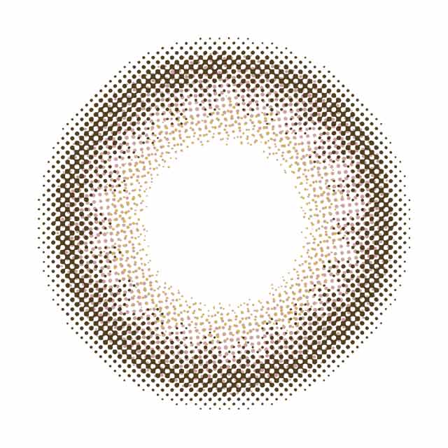 カラーコンタクトレンズ、MOLAK ダークピオニー | 1dayのレンズ画像