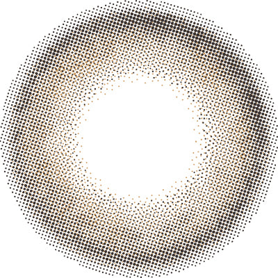 カラーコンタクトレンズ、FLANMY キャラメルパイ | 1dayのレンズ画像