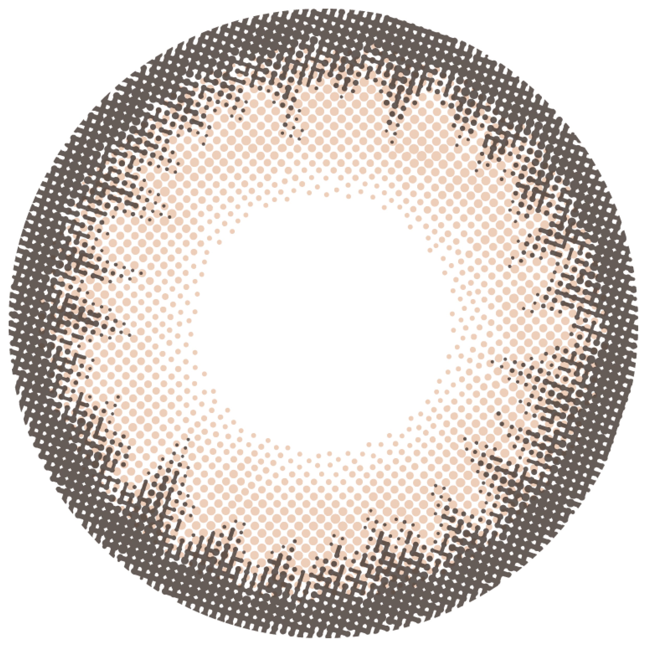 カラーコンタクトレンズ、loveil アディクトブロンド | 1dayのレンズ画像