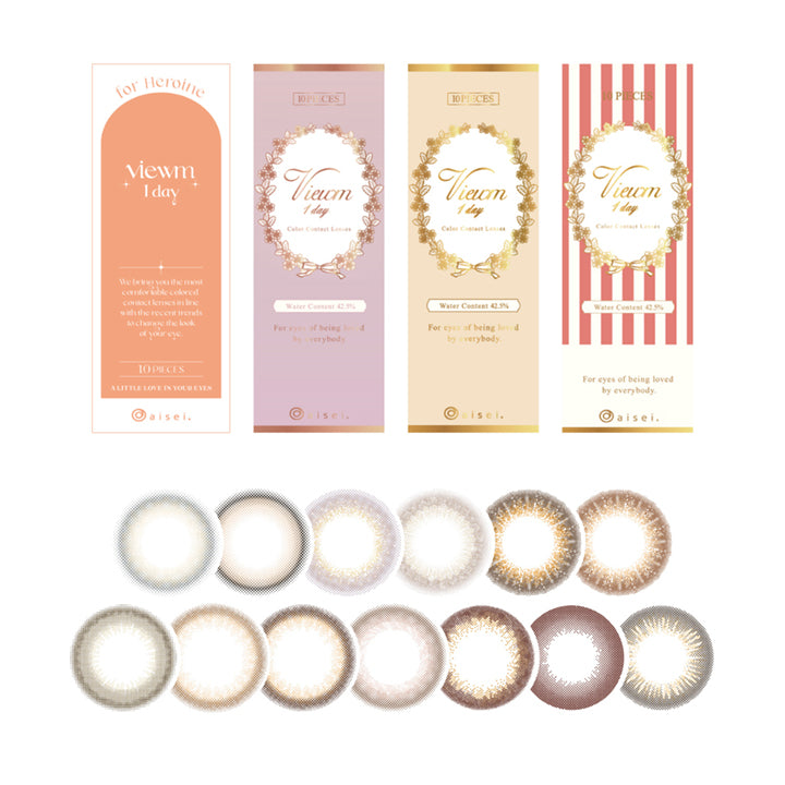 カラーコンタクトレンズ、Viewm 星屑キャンディー | 1dayの追加の参考画像4枚目