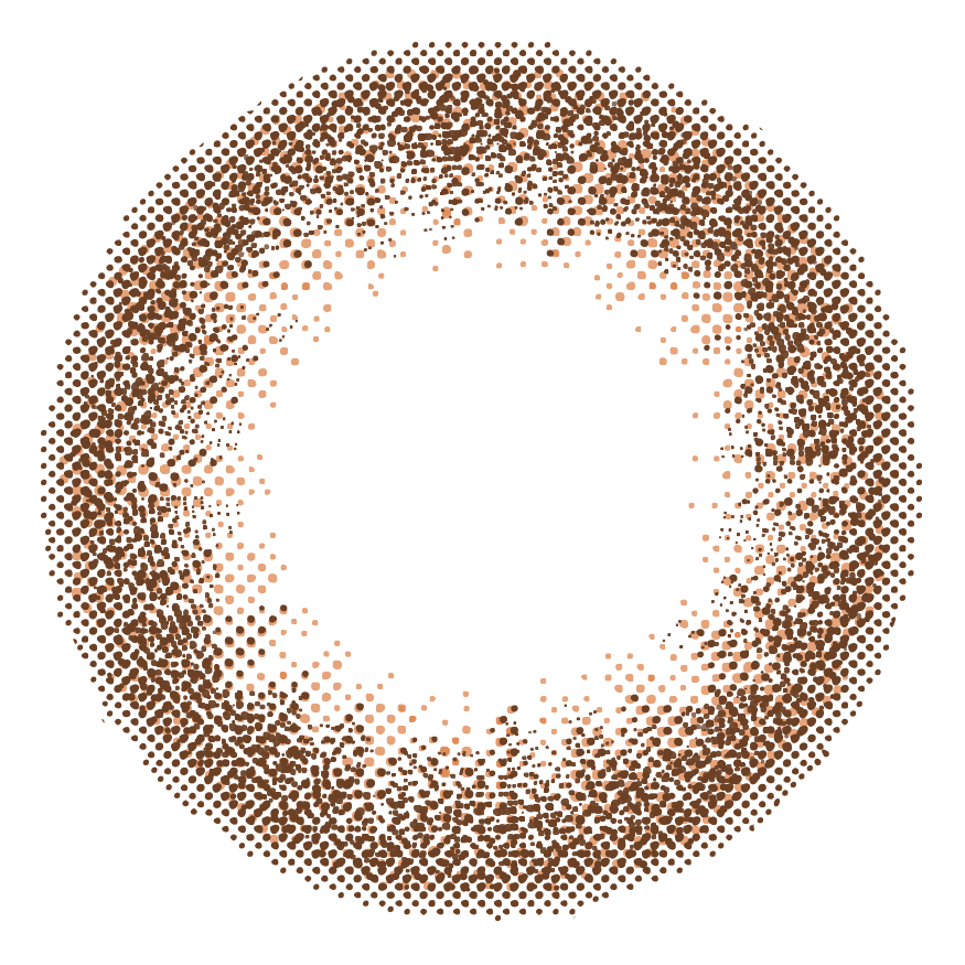 カラーコンタクトレンズ、LuMia スウィートブラウン UV | 2weekのレンズ画像