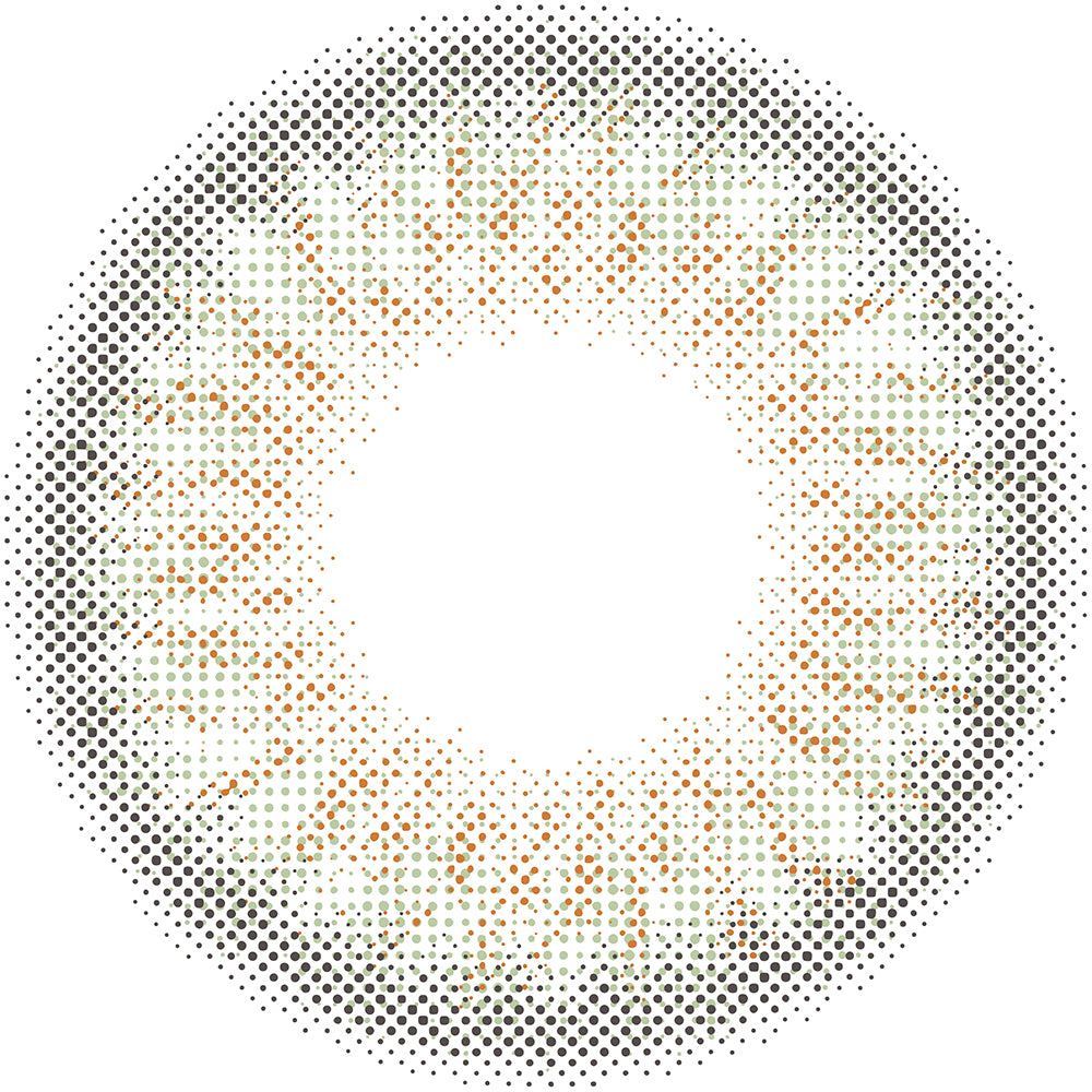 カラーコンタクトレンズ、N’s COLLECTION ずんだ餅 | 1dayのレンズ画像