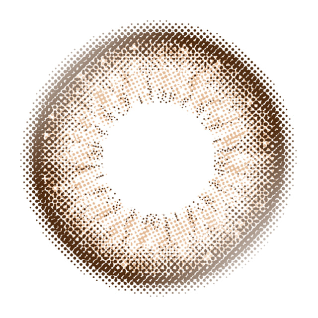 カラーコンタクトレンズ、AND MEE ビスケット | 1dayのレンズ画像