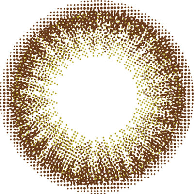 カラーコンタクトレンズ、FLANMY マッチャタルト | 1dayのレンズ画像