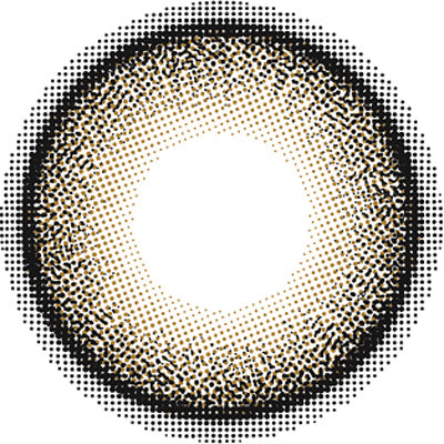 カラーコンタクトレンズ、FLANMY メープルシフォン | 1dayのレンズ画像