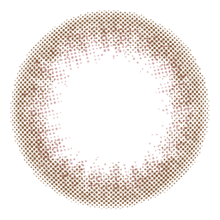 カラーコンタクトレンズ、LuMia ワッフルピンク コンフォート | 1dayのレンズ画像