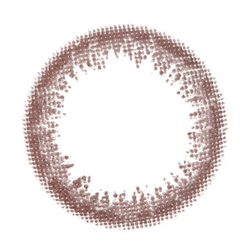 カラーコンタクトレンズ、Victoria ブラウン | 1dayのレンズ画像