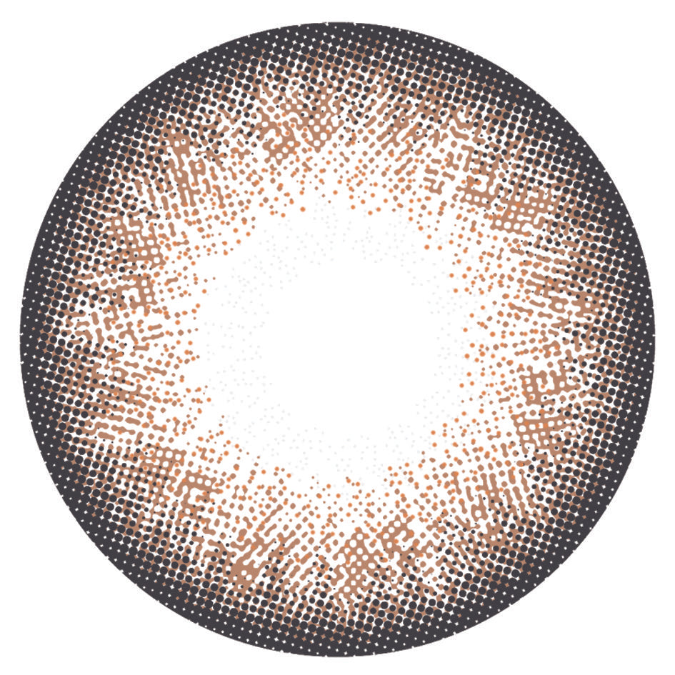 カラーコンタクトレンズ、Marble アプリコットタルト | 1dayのレンズ画像