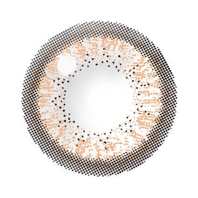 カラーコンタクトレンズ、candymagic ナチュラルブラウン | 1monthのレンズ画像
