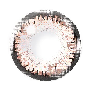 カラーコンタクトレンズ、candymagic シュガーブラウン | 1monthのレンズ画像