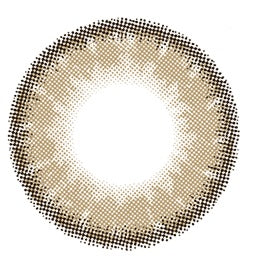 カラーコンタクトレンズ、Luna Natural カカオ | 1monthのレンズ画像