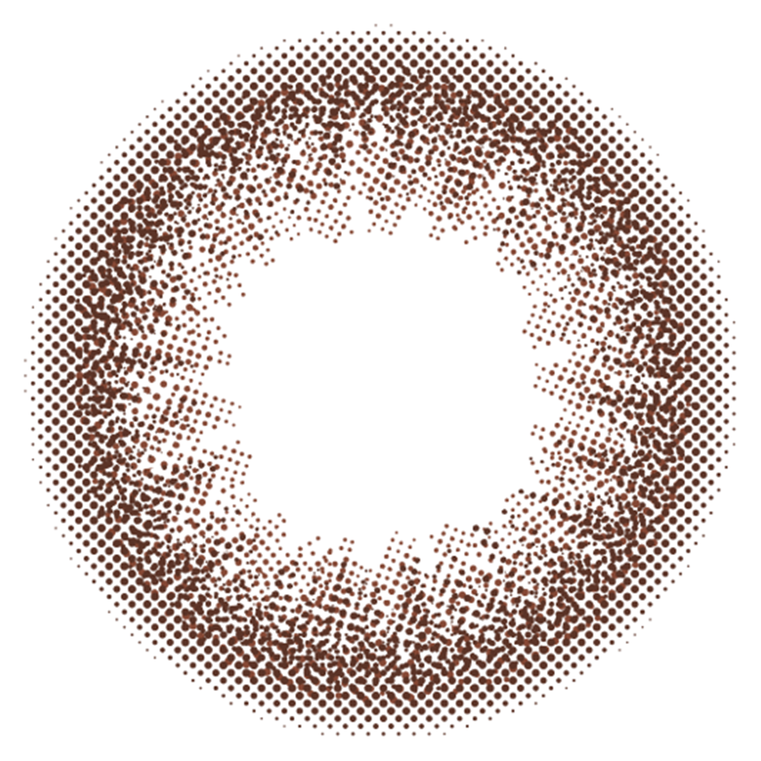 カラーコンタクトレンズ、colors エアリーブラウン | 1dayのレンズ画像