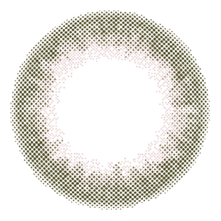 カラーコンタクトレンズ、LuMia コットンオリーブ コンフォート | 1dayのレンズ画像