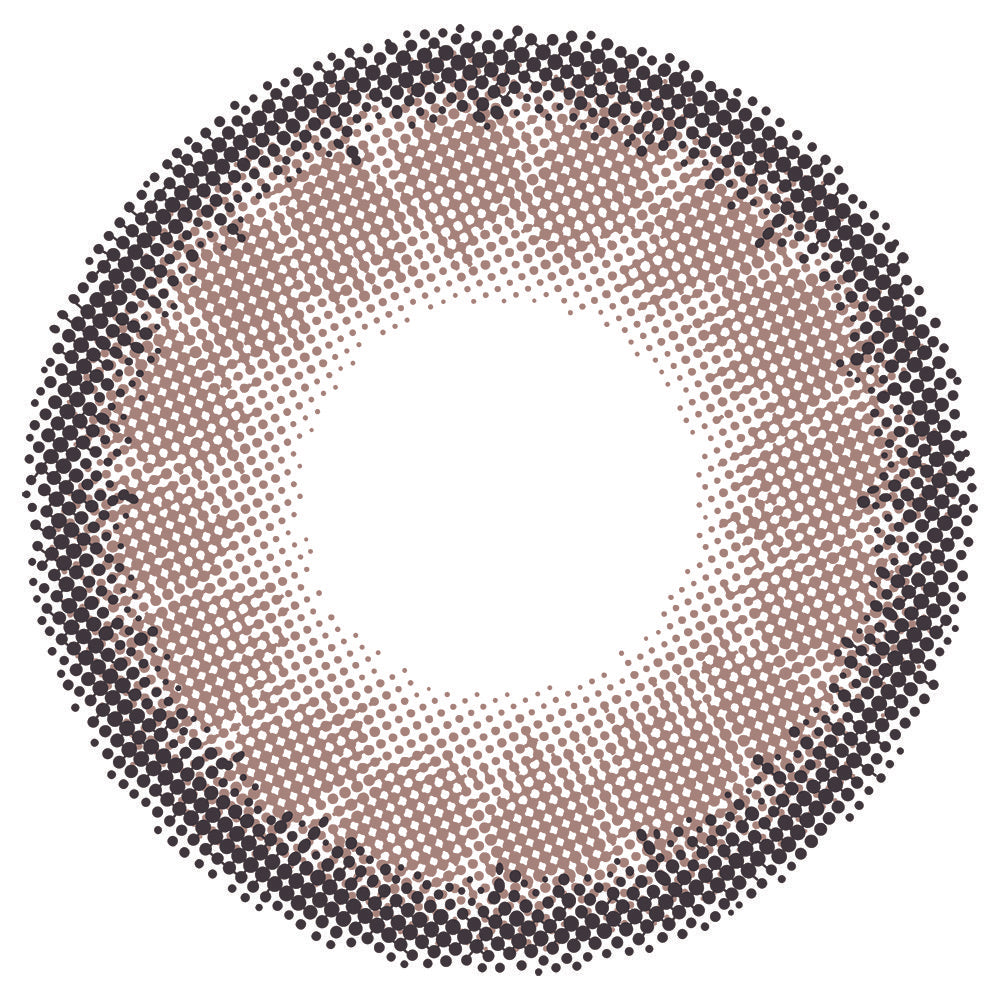 カラーコンタクトレンズ、Luna Natural カカオ BLB | 1dayのレンズ画像