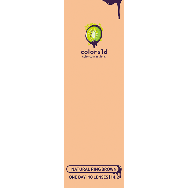 カラーコンタクトレンズ、colors ナチュラルリングブラウン | 1dayの追加の参考画像5枚目