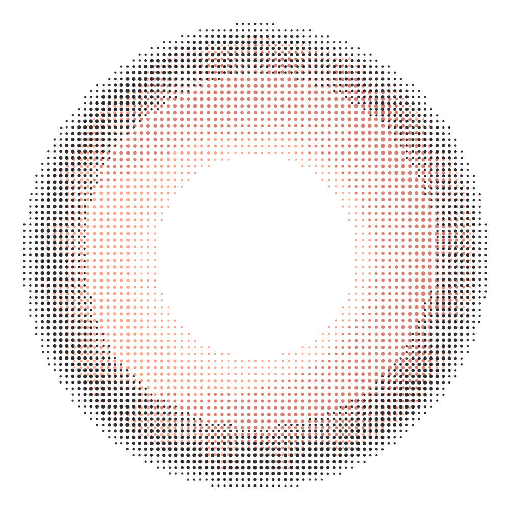 カラーコンタクトレンズ、Purity エアブラウン | 1dayのレンズ画像