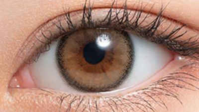 カラーコンタクトレンズ、mimco シュガードーナツ | 1dayを装用した状態の目のアップ画像