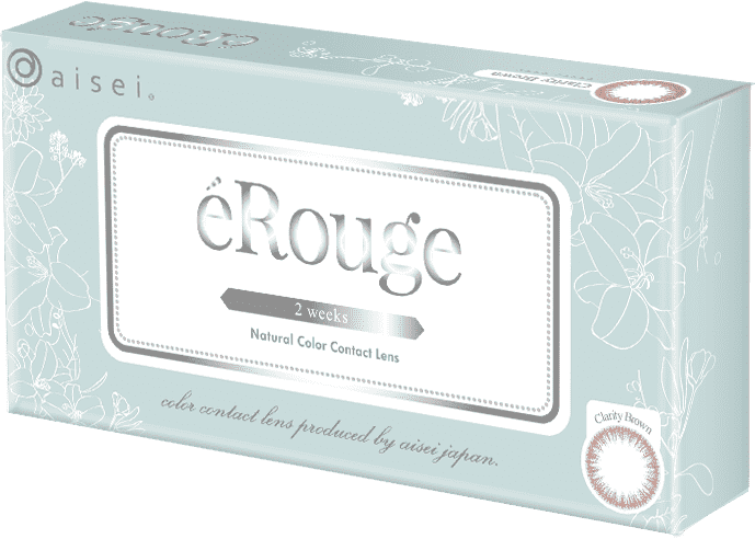 カラーコンタクトレンズ、éRouge クラリティブラウン | 2weekの追加の参考画像5枚目