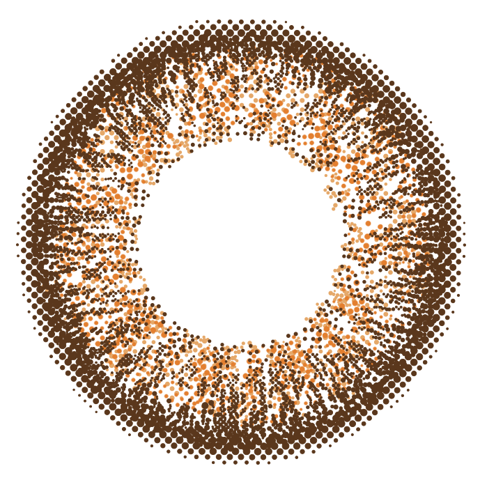 カラーコンタクトレンズ、EverColor リッチナイト | 1day 10枚入のレンズ画像