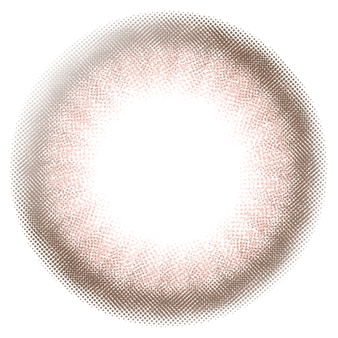 カラーコンタクトレンズ、EverColor スムースコーラル | 1dayのレンズ画像