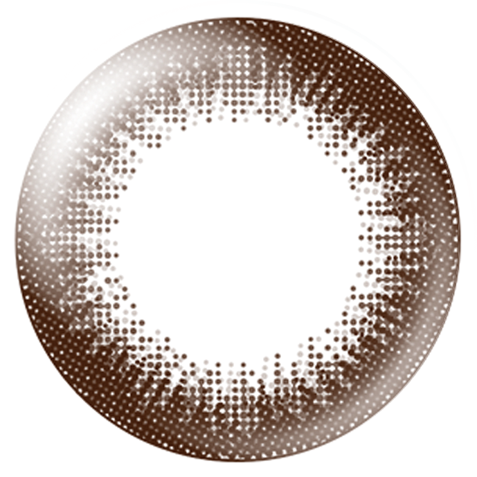 カラーコンタクトレンズ、EverColor ナチュラルブラウン | 1dayのレンズ画像