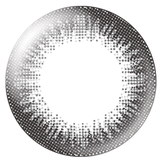 カラーコンタクトレンズ、EverColor ナチュラルブラック | 1dayのレンズ画像