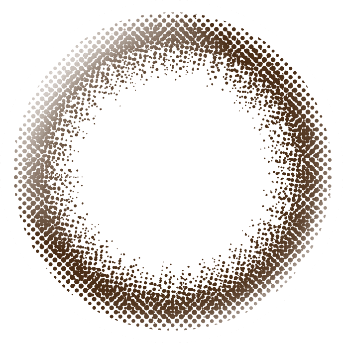 カラーコンタクトレンズ、éRouge シックブラウン | 2weekのレンズ画像