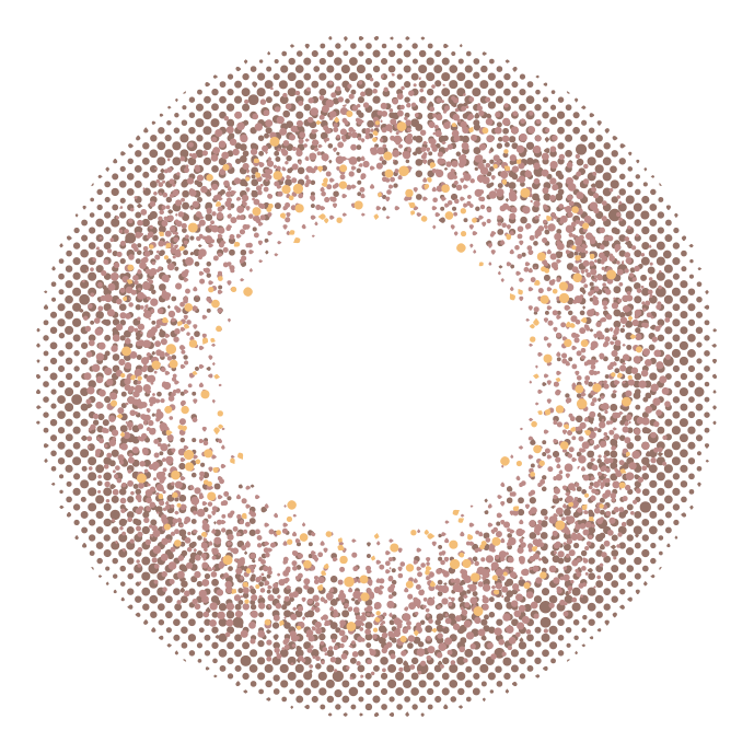 カラーコンタクトレンズ、EYEGENIC ココプラム | 1monthのレンズ画像