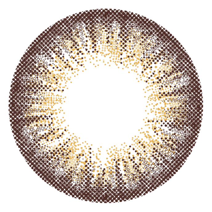 カラーコンタクトレンズ、EYEGENIC シャイニーリッチ | 1monthのレンズ画像