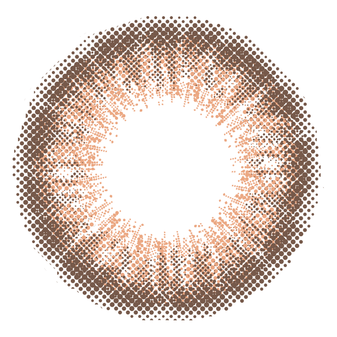 カラーコンタクトレンズ、EYEGENIC シマーショコラ | 1monthのレンズ画像