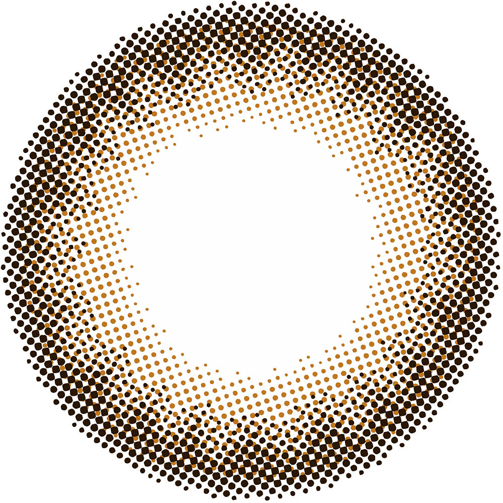 カラーコンタクトレンズ、feliamo カプチーノ | 1dayのレンズ画像