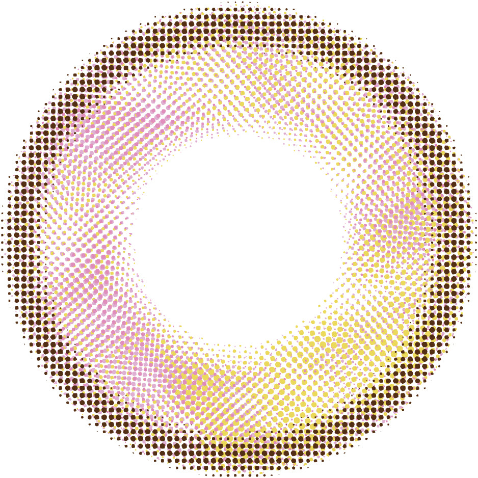 カラーコンタクトレンズ、Lemieu グラスローズ | 1dayのレンズ画像