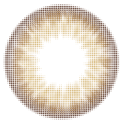 カラーコンタクトレンズ、MOTECON ウルトラメガハニー | 1monthのレンズ画像