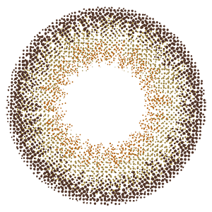 カラーコンタクトレンズ、Chu's me ギャップブラウン | 1dayのレンズ画像