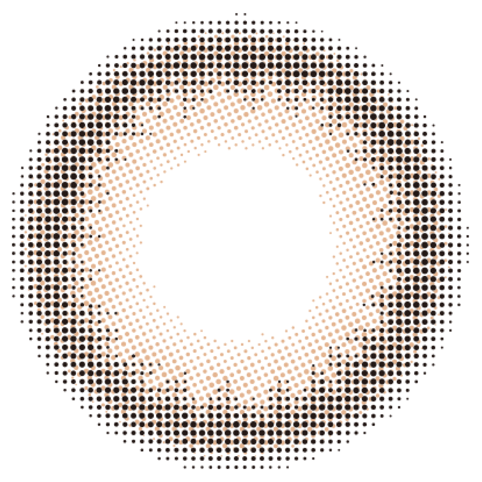 カラーコンタクトレンズ、Chu's me ミルキーチャイ | 1dayのレンズ画像