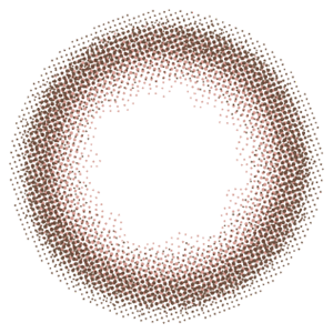 カラーコンタクトレンズ、Chu's me ピーチブラウン | 1dayのレンズ画像