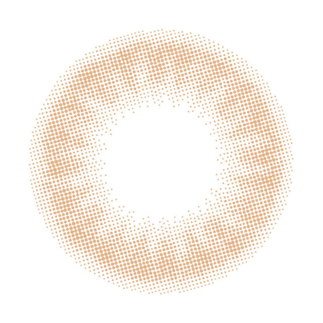 カラーコンタクトレンズ、HARNE メープル | 1dayのレンズ画像