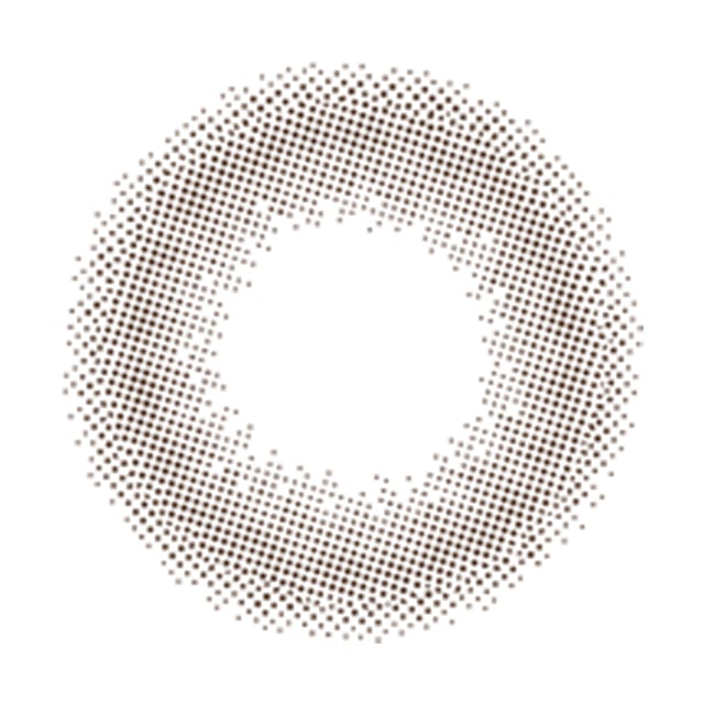 カラーコンタクトレンズ、ReVIA ムースブラウン | 1monthのレンズ画像