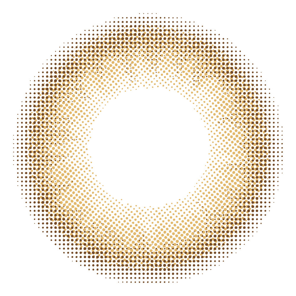 カラーコンタクトレンズ、MerMer ジェムブラウン | 1dayのレンズ画像