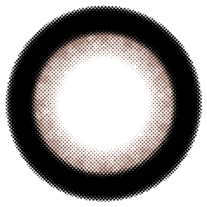 カラーコンタクトレンズ、EverColor MILIMORE あまえんぼカカオ | 1dayのレンズ画像