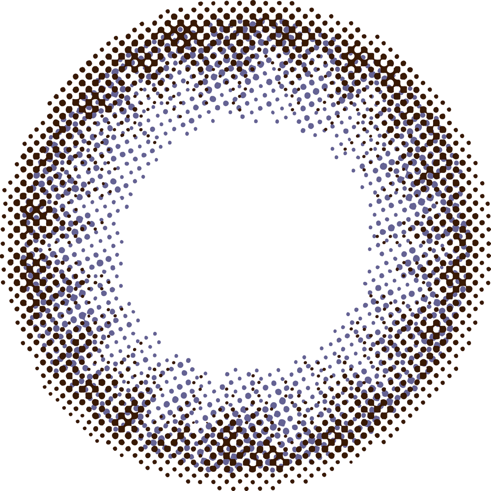 カラーコンタクトレンズ、N’s COLLECTION ココナッツ | 1dayのレンズ画像