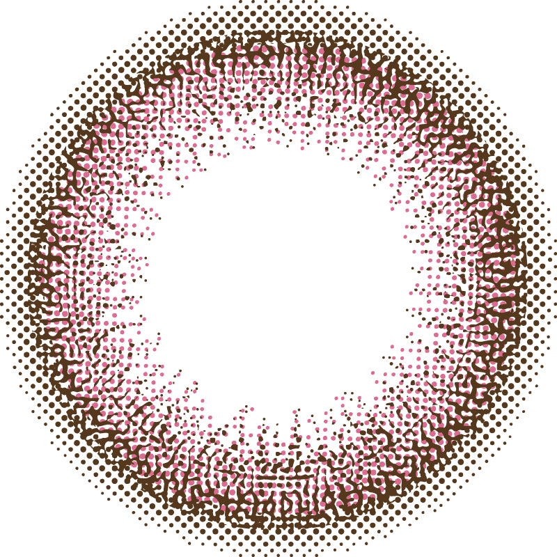 カラーコンタクトレンズ、BELTA ピンクブラウン | 2weekのレンズ画像