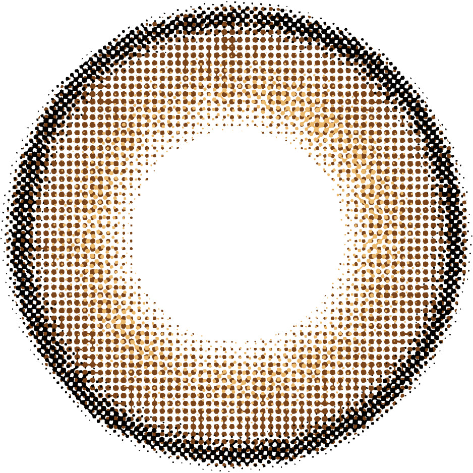 カラーコンタクトレンズ、Lemieu リアルブラウニー | 1dayのレンズ画像