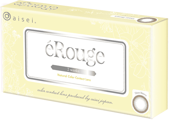 カラーコンタクトレンズ、éRouge シアーブラウン | 2weekの追加の参考画像5枚目