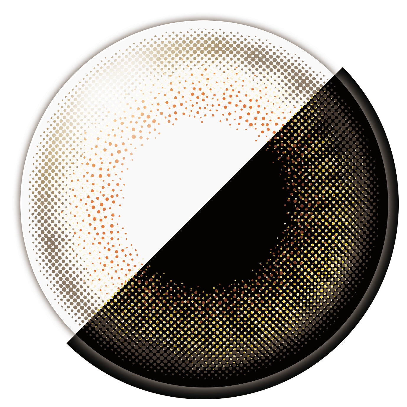 カラーコンタクトレンズ、FAIRY シルキージンジャー | 1dayのレンズ画像