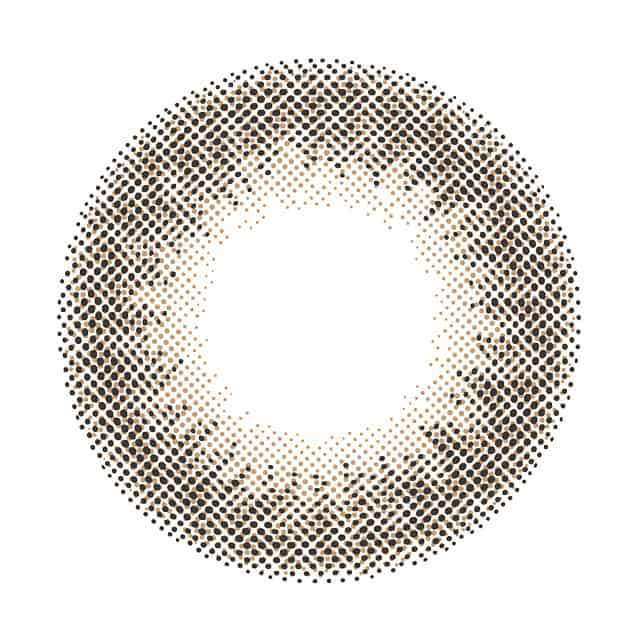 カラーコンタクトレンズ、ReVIA シアーセーブル | 1dayのレンズ画像