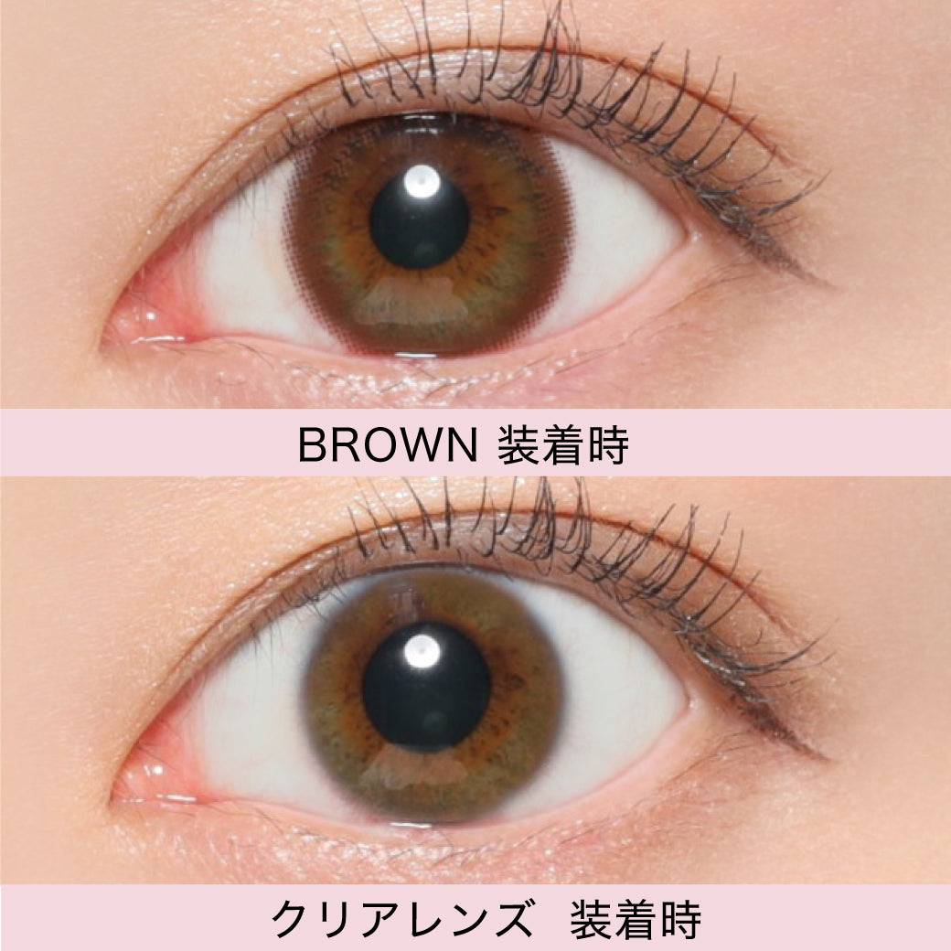 カラーコンタクトレンズ、Victoria ブラウン | 2weekの追加の参考画像4枚目