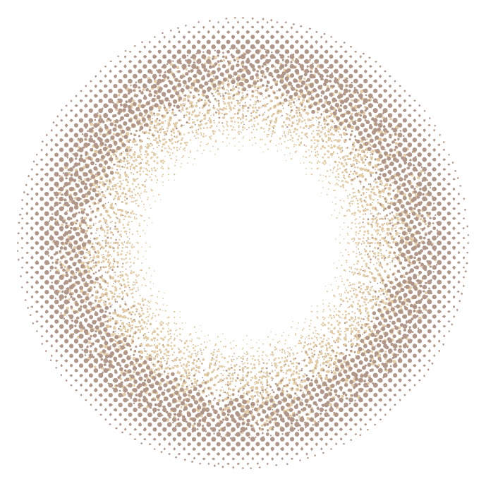 カラーコンタクトレンズ、Viewm 淡雪うさぎ | 1dayのレンズ画像