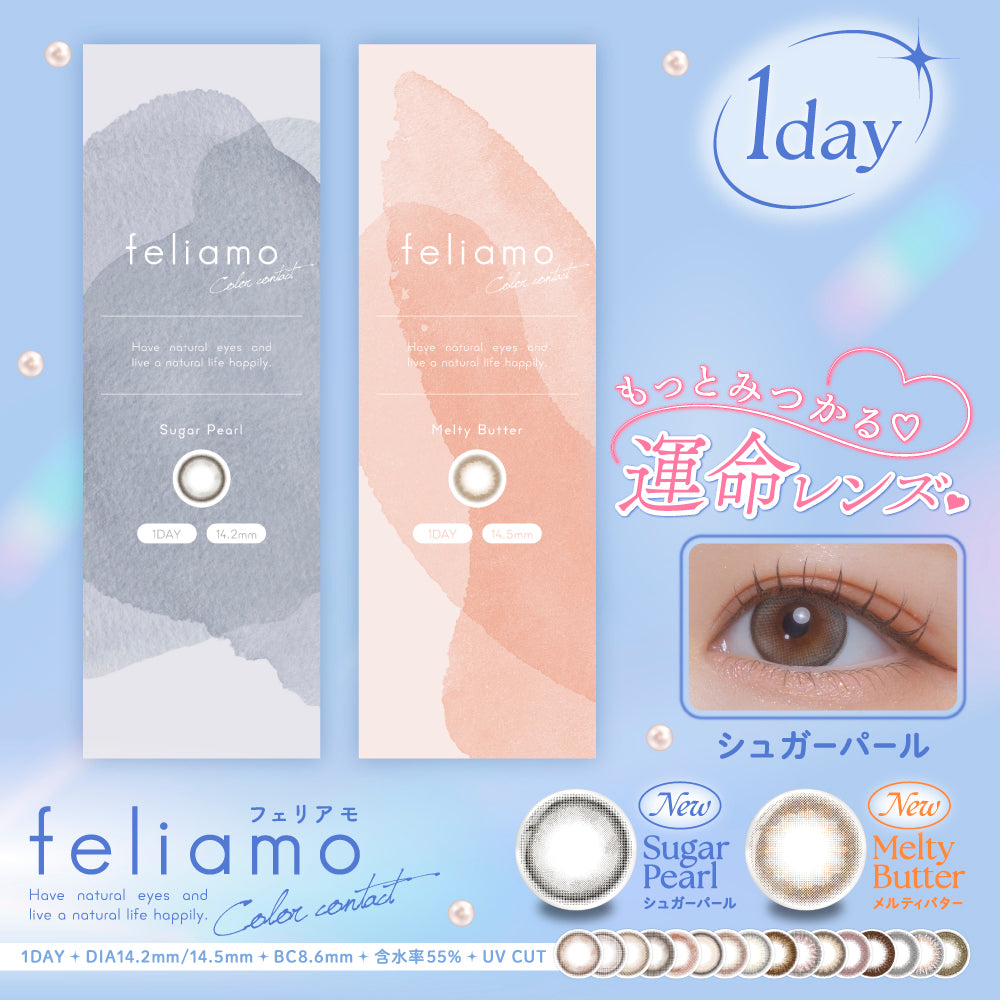 Tulle Brown [feliamo] | 1day Colored Contact Lens - DIA 14.2mm