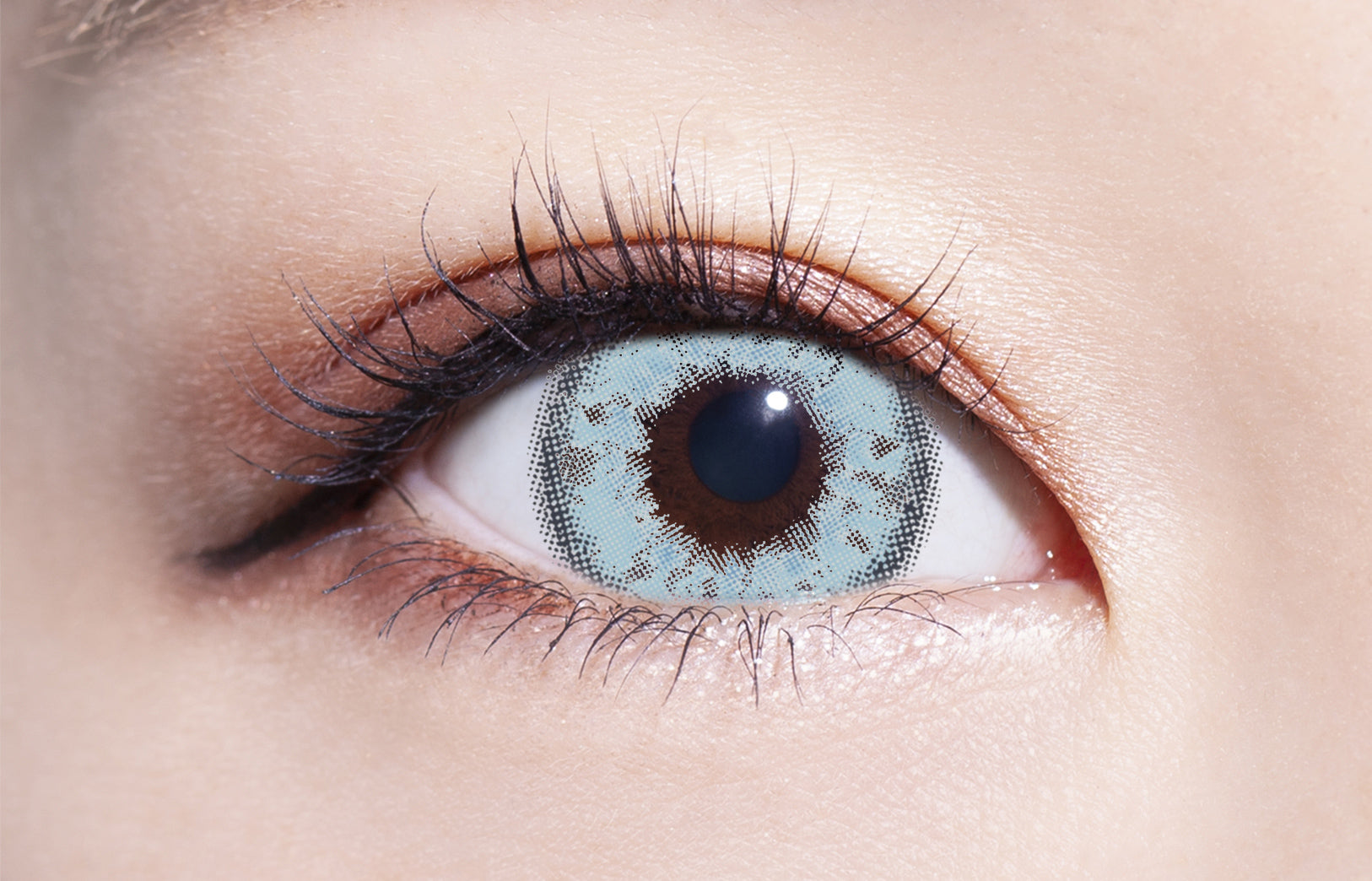 Sky Blue [Trompe-l'oeil] | 1day Colored Contact Lens - DIA14.5mm